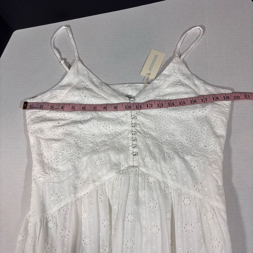 Sundance White Eyelet Arezzo Dress NEW Size Large - Picture 13 of 13